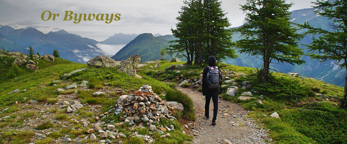 Walking highland trail